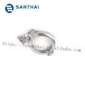 Sanitary Stainless Steel SS304 SS316L Heavy Duty Single Pin Pipe Band Clamp With Good Prices